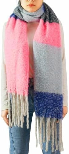 Wander Agio Winter Warm Scarf for Women Long Shawl Large Scarves Cold Weather Thick Blanket Scarf... | Amazon (US)