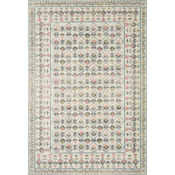 Rifle Paper Co. x Loloi Eden EDE-03 Rug feat. CloudPile | Wayfair North America