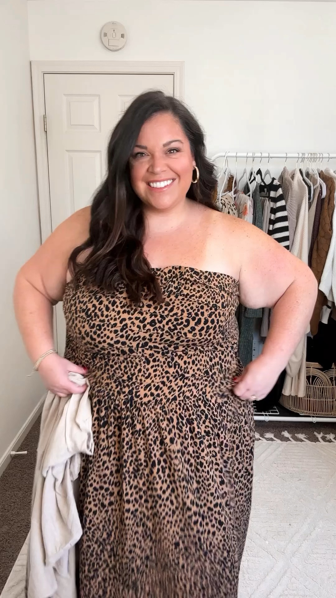 In love with this dress and tee combo for fall! This leopard strapless dress from Target fits a bit oversized so you can size down, I’m in a xxl. And 2x in the tee!

#LTKStyleTip #LTKFindsUnder50 #LTKPlusSize