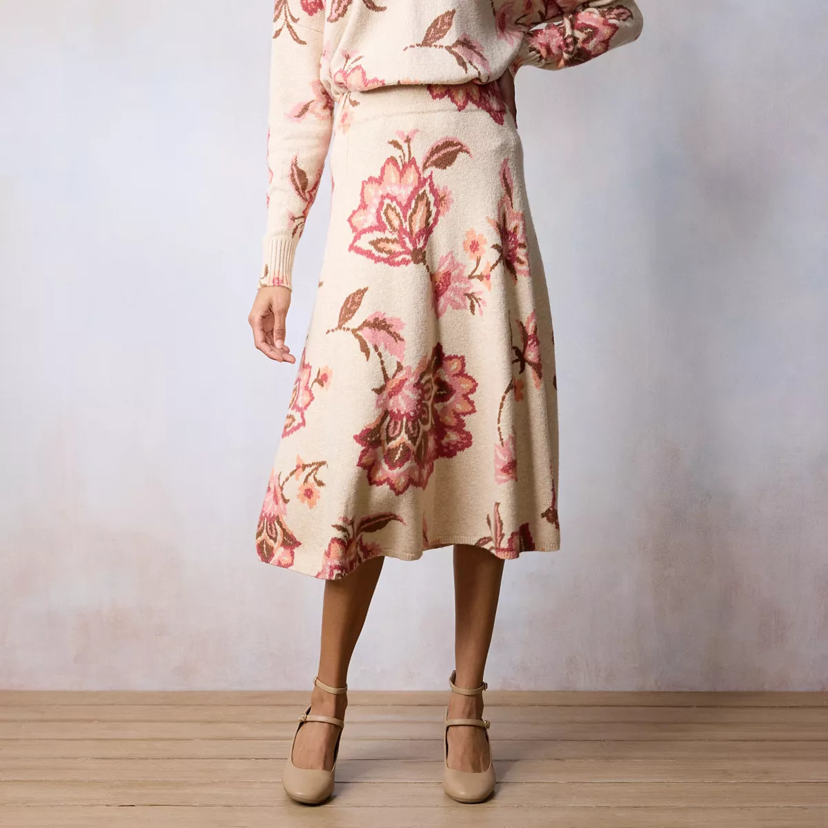 Women's LC Lauren Conrad A-Line Midi Sweater Skirt | Kohl's