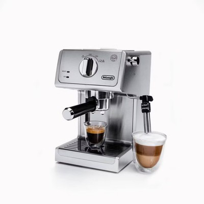De'Longhi 15 Bar Pump Espresso Machine - ECP3630: Silver, Adjustable Cup Shelf, | eBay US