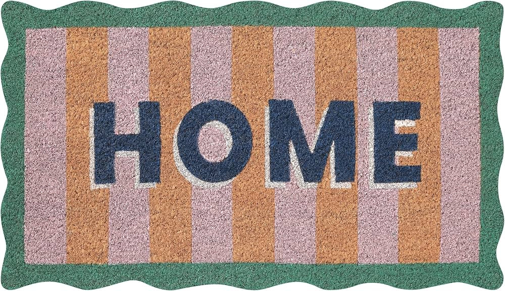 Folkulture Home Sweet Home Door Mat, Eco Friendly Mats for Front Door, 16" x 28" Inch Welcome Mat... | Amazon (US)