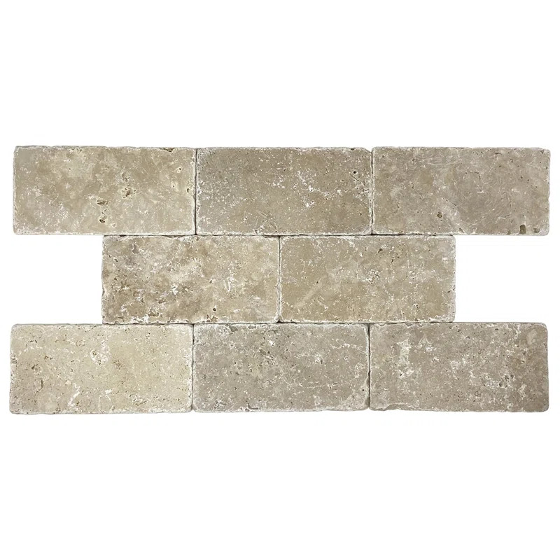 Parvatile Ivory 3" x 6" Travertine Wall & Floor Tile | Wayfair | Wayfair North America