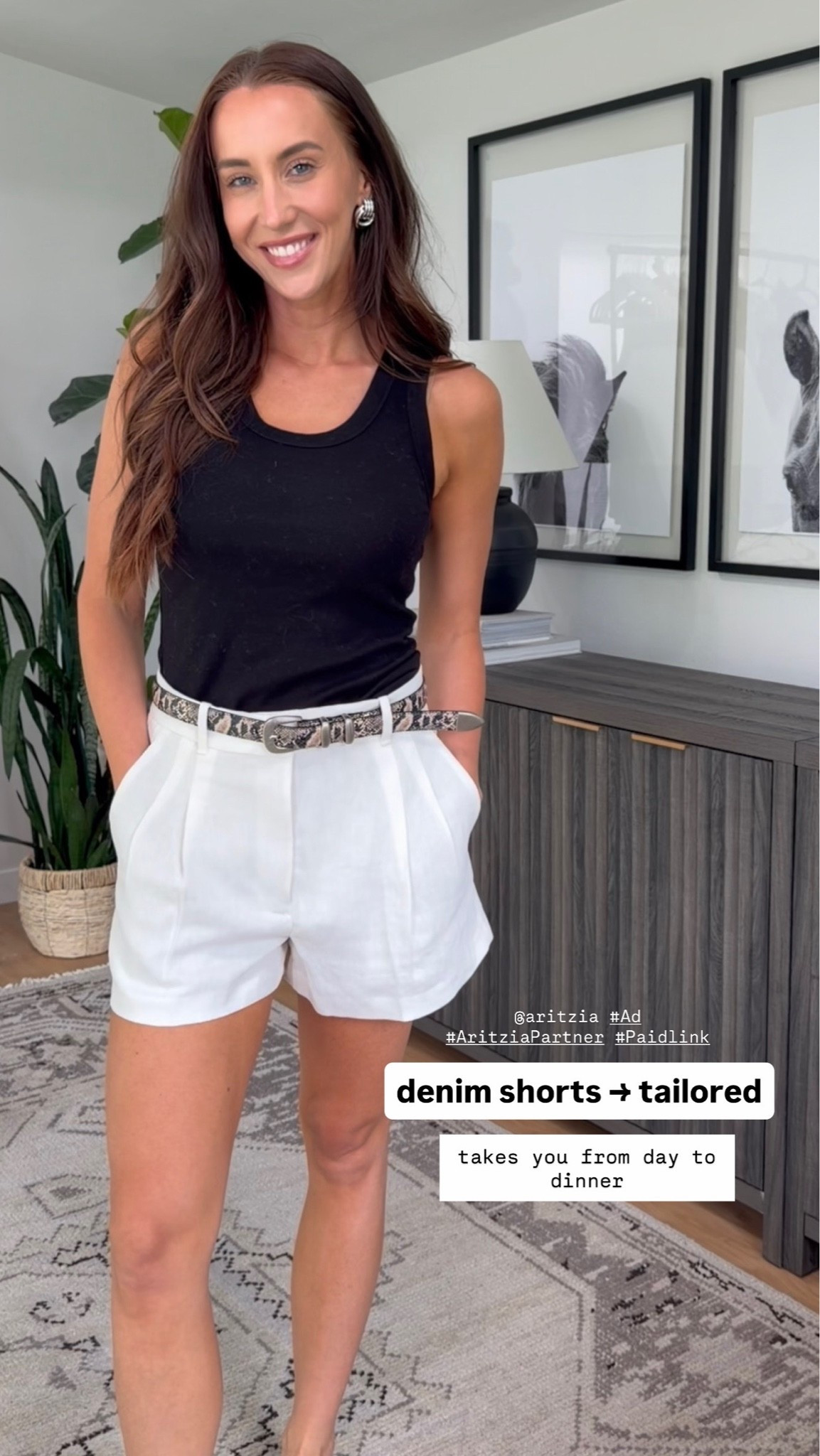 Aritzia pieces I'm reaching for all summer to keep things looking polished 🤍

→ Tailored short — day to night
 linked here 👇
— @Aritzia  #Ad #AritziaPartner #Paidlink

#LTKootd #LTKgrwm #LTKSeasonal