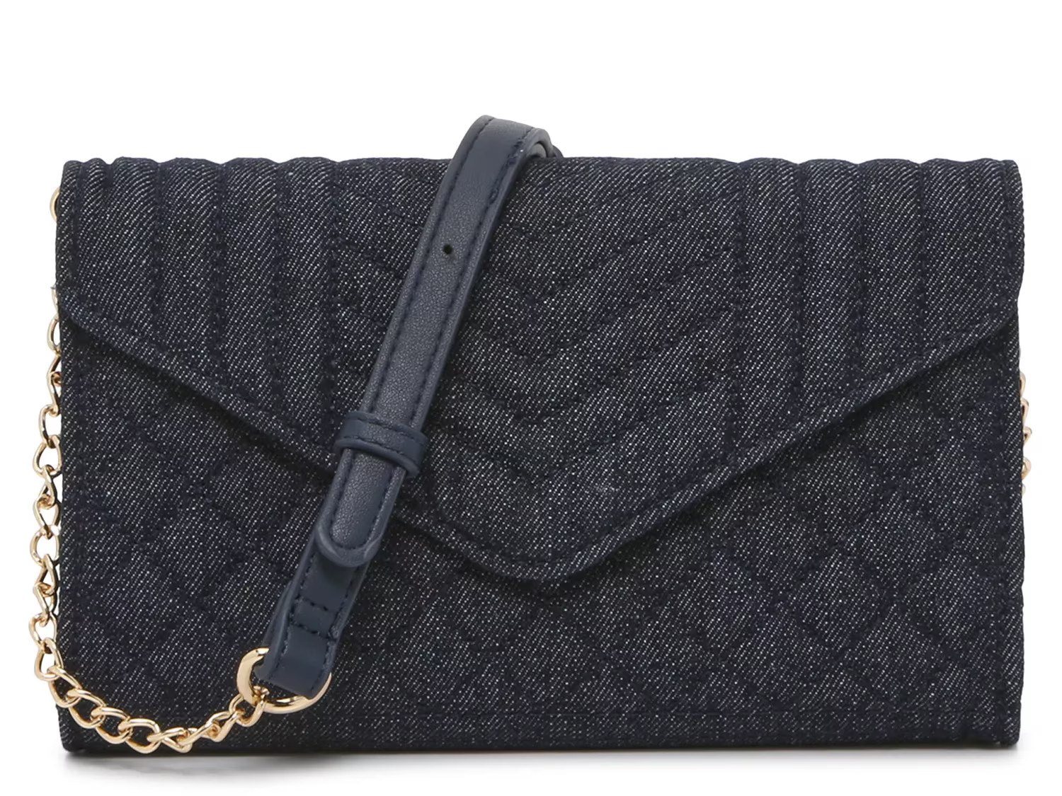 Kelly & Katie Denim Quilted Clutch | DSW