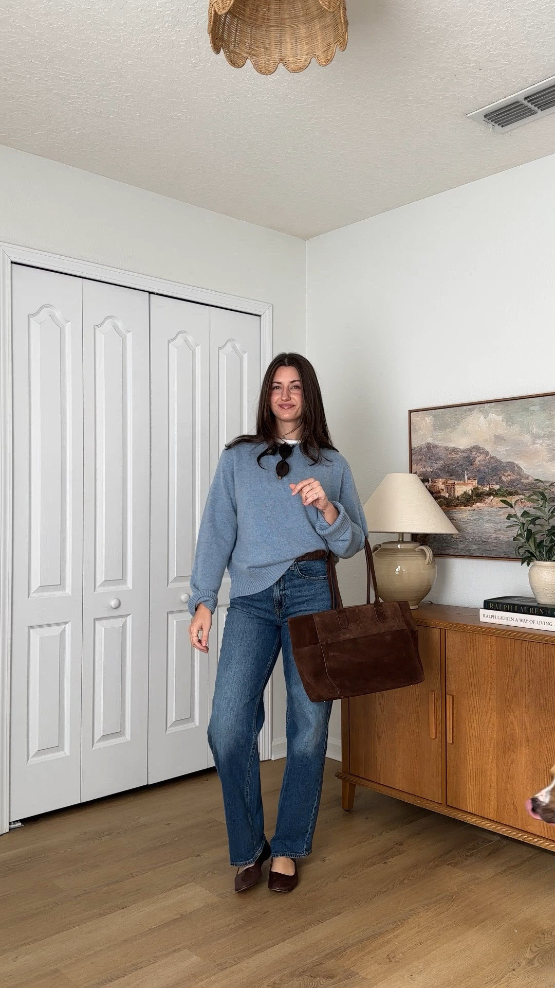 simple winter to spring ootd 🤍 wearing small tops and 26 jeans (gap code KRISTINE15) 

#LTKSaleAlert #LTKootd