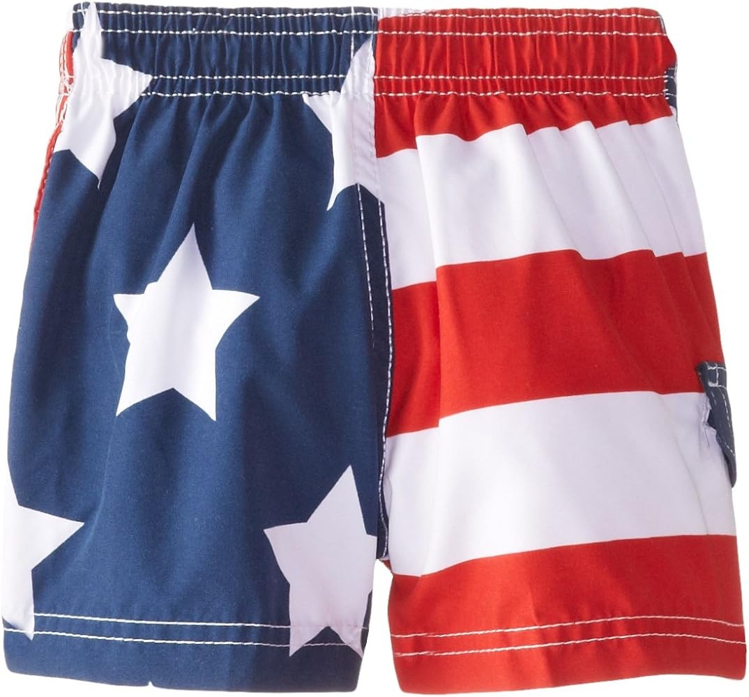 Kanu Surf Baby-Boys Baby American Flag Swim Trunk | Amazon (US)