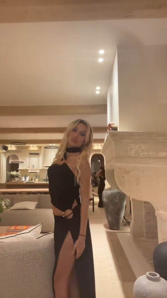 added some of the hottest black cut out maxi dresses on revolve