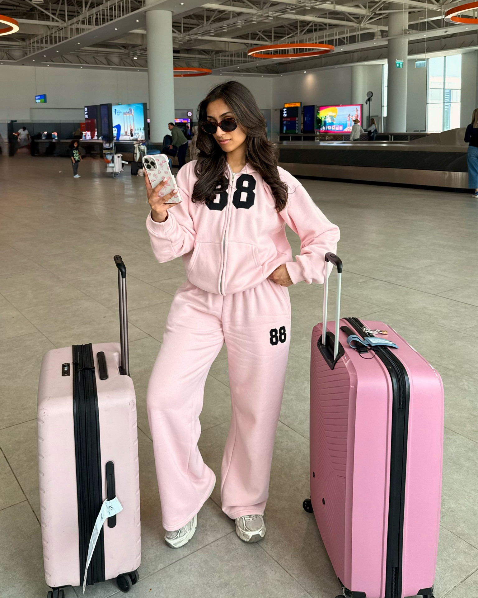 Airport outfit ✈️ I got both hoodie and joggers in a size S
#loungewear #airportoutfit #travel

#LTKsummer #LTKmodest #LTKfitness