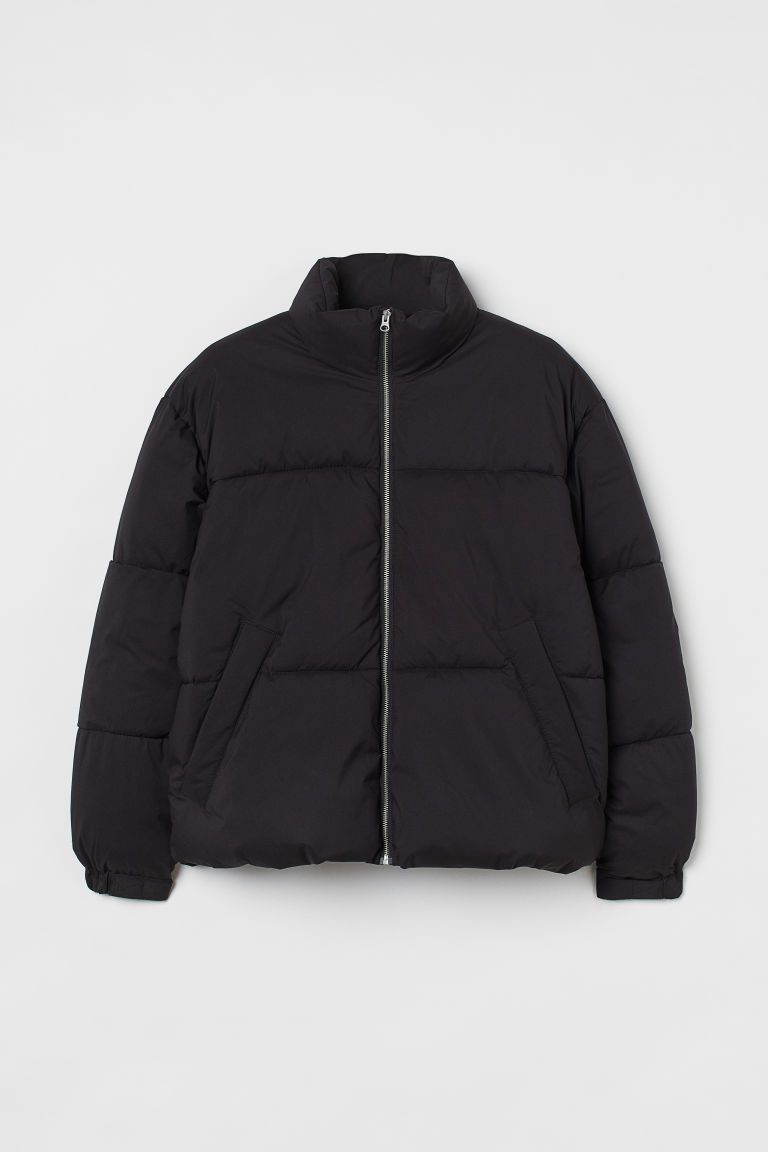 H & M - Quilted Puffer Jacket - Black | H&M (US + CA)
