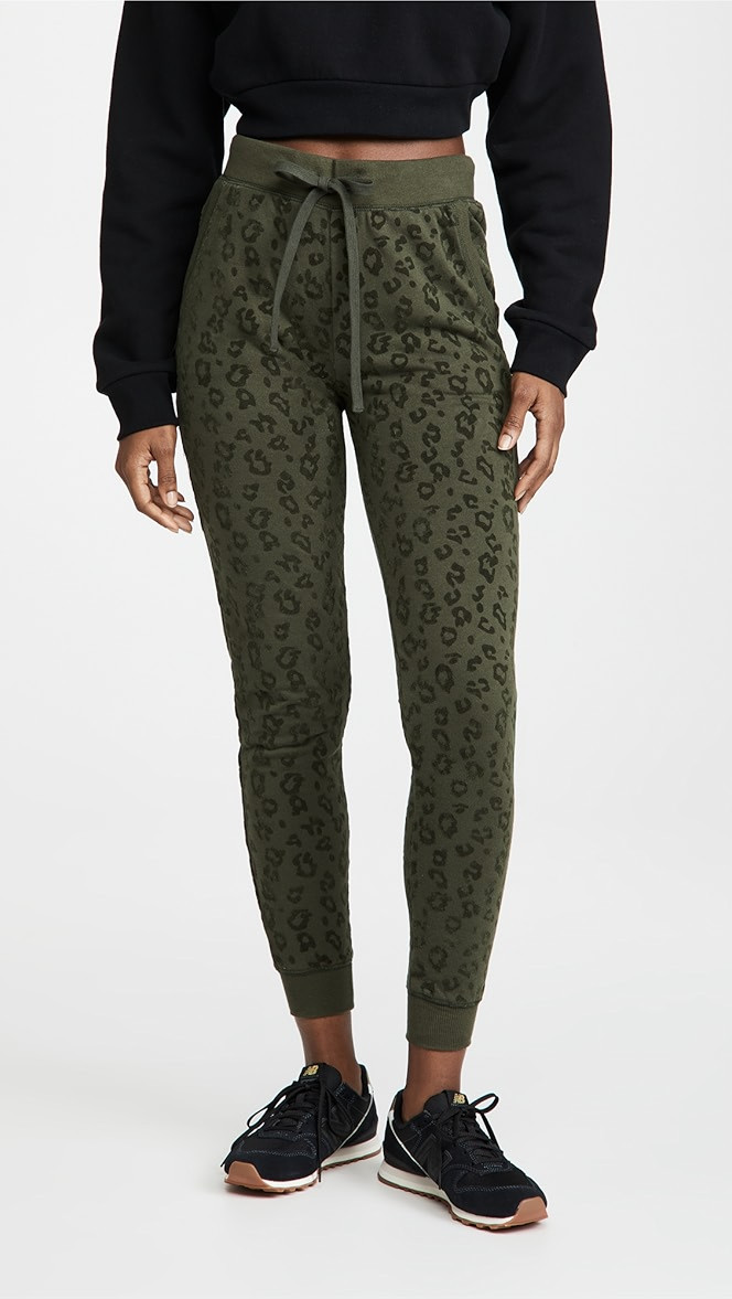 Animal Flocked Joggers | Shopbop