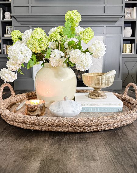 Wicker tray / woven tray / round tray / coffee table tray / Summer floral stems / faux flowers / home decor / living room decor / hydrangeas / flowers / tray decor / wicker tray / woven tray / coffee table / entry table / white flowers 


#LTKFindsUnder50 #LTKStyleTip #LTKHome