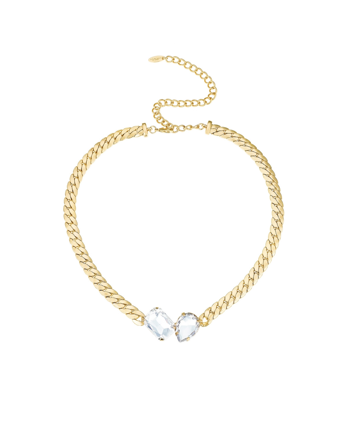 Ettika Glass Gem 18K Gold Plated Necklace - Gold | Macy's