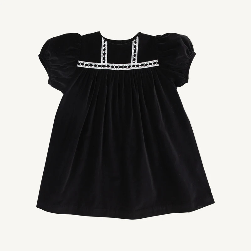 Dilly Dress (Velveteen) - Newport Night | The Beaufort Bonnet Company