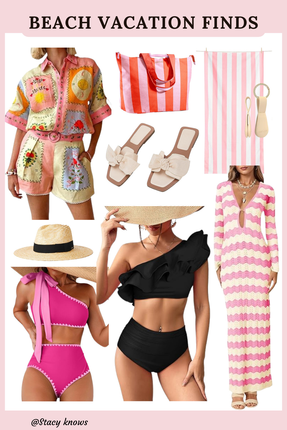 Sun, sand, and the perfect vacation wardrobe! From breezy linen sets and chic crochet cover-ups to my favorite waterproof beach bag, these beach vacation finds are coming with me on every getaway this year. Everything you need for your next trip is linked on my LTK! 
#LTKtravel #BeachVacation #ResortWear #VacationOutfits #SummerStyle #BeachEssentials #SwimsuitSeason #HolidayStyle #PackWithMe #LTKunder100 #TravelInspo 

 #LTKootd #LTKPlusSize #LTKTravel