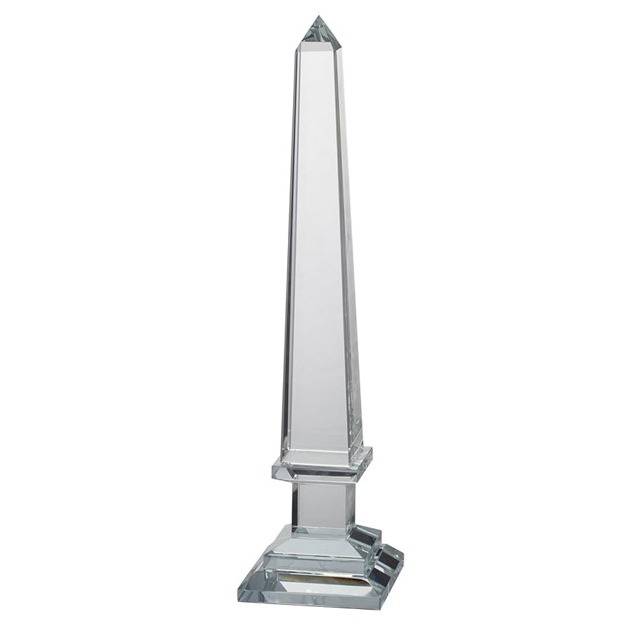 A&B Home AV75475 Clear Glass Obelisk | Amazon (US)