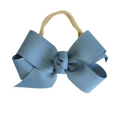 Ribbon Bow Headband | Vintage Blue | Caden Lane