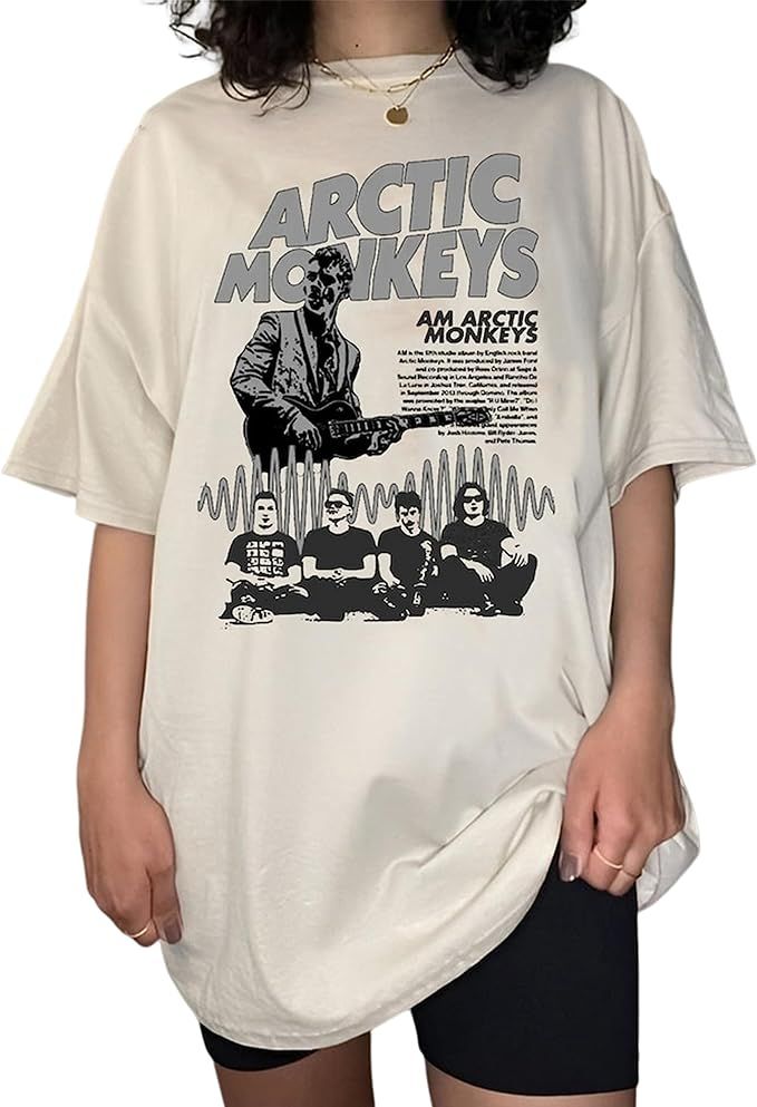 Arc%tic Mon%Keys Am Album Shirt, Arc%tic Mon%Keys Tour 2023 T-Shirt, Arc%tic Mon%Keys Band T-Shir... | Amazon (US)