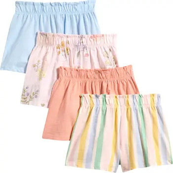 Kids' Assorted 4-Pack Cotton Shorts | Nordstrom
