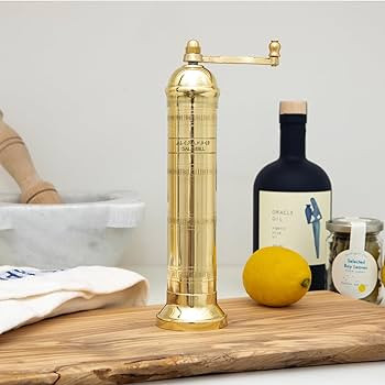 The Original Greek Salt Mill 9 Inch Tall | European Salt Mill Grinder with Crank Handle | Manual ... | Amazon (US)