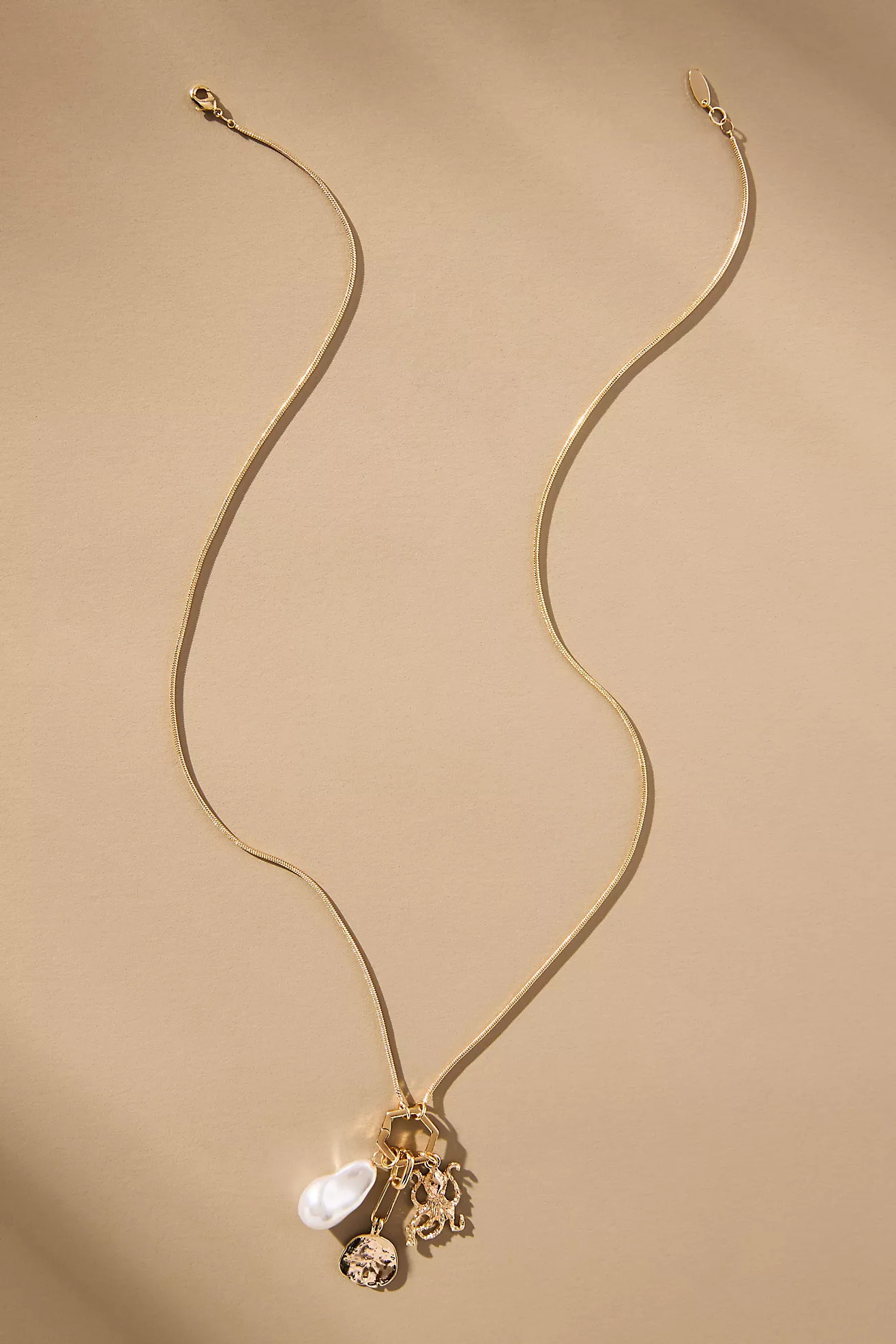 Delicate Charm Cluster Necklace | Anthropologie (US)