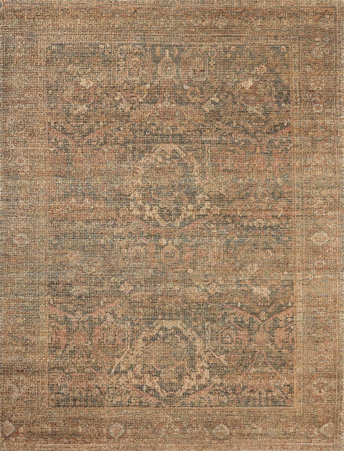 Loloi Magnolia Home Oakley OKY-01 Midnight/Bark 3'-6" x 5'-6" Accent Rug | Amazon (US)