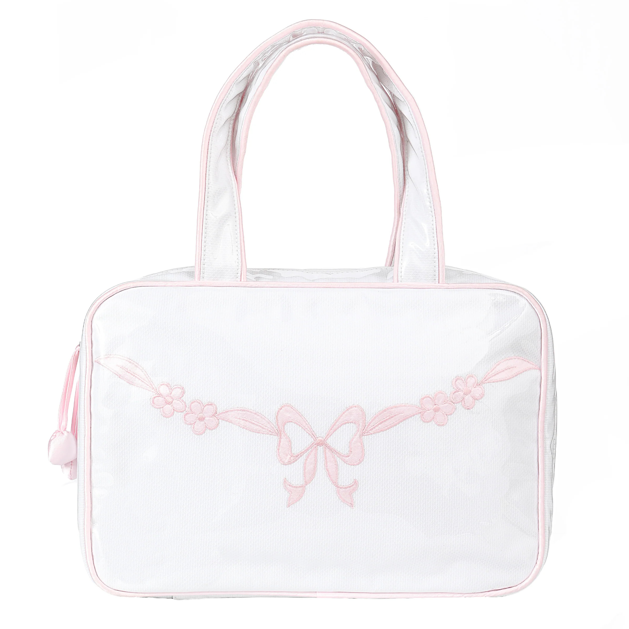 FLORAL BOW HANGING TRAVEL BAG | Lenora