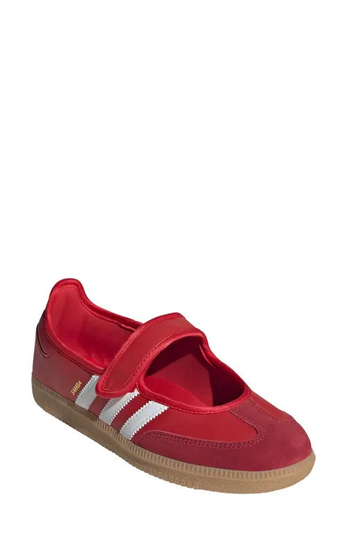 adidas Samba Jane Sneaker in Scarlet/Victory Red/Gum at Nordstrom, Size 7.5 | Nordstrom