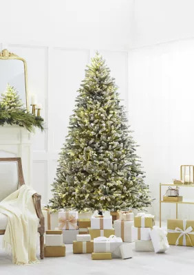 Biltmore® 7.5' Pre Lit LED 4 Color Flocked Christmas Tree | Belk