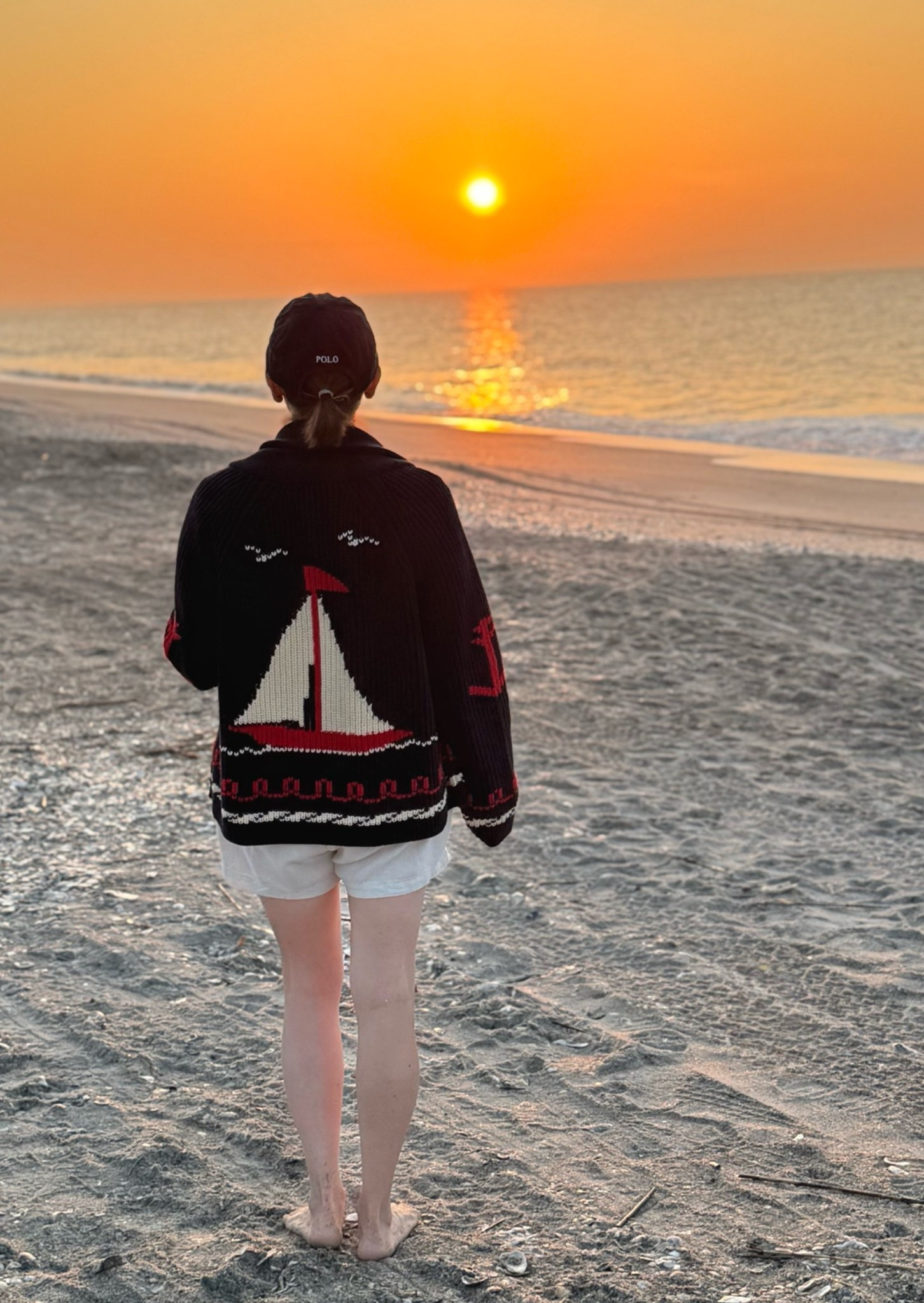 Iconic sailboat cardigan. ⚓️