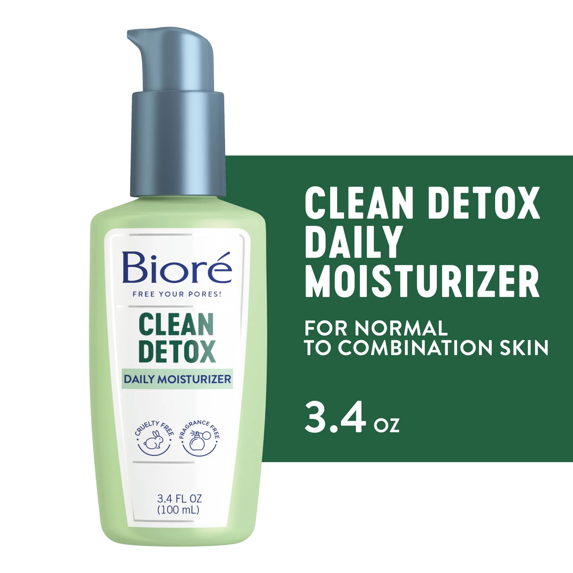 Biore Sensitive Skin Face Moisturizer, Hydrating Moisturizer, Fragrance Free Moisturizer, Clean D... | Walmart (US)