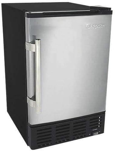 EdgeStar IB120SS Built in Ice Maker, 12 lbs, Stainless Steel and Black | Amazon (US)
