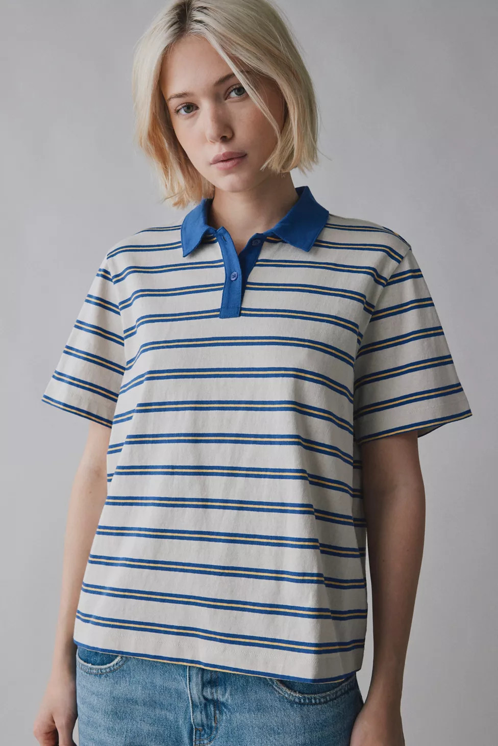 BDG Turner Short Sleeve Polo Shirt | Urban Outfitters (US and RoW)