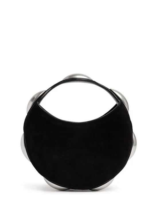 Dome Circular suede top handle bag | Luisaviaroma