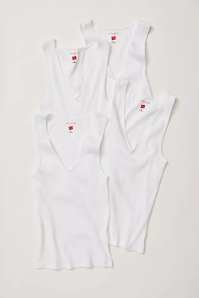 Hanes x FP Movement Ribbed Tank 4-Pack | Free People (Global - UK&FR Excluded)