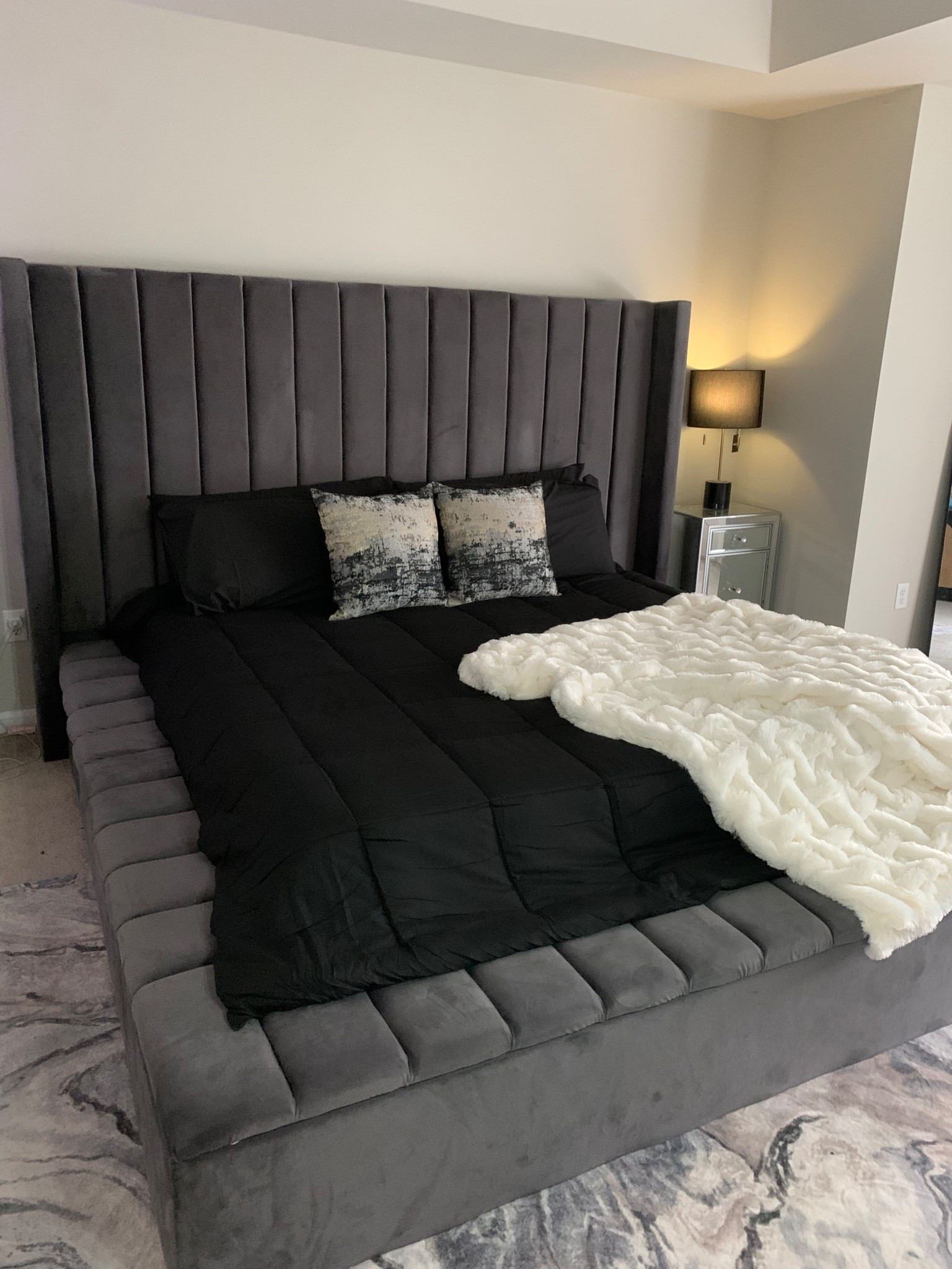 King bed with storage and new led lights for my master bedroom 

#LTKSaleAlert #LTKOver40 #LTKHome