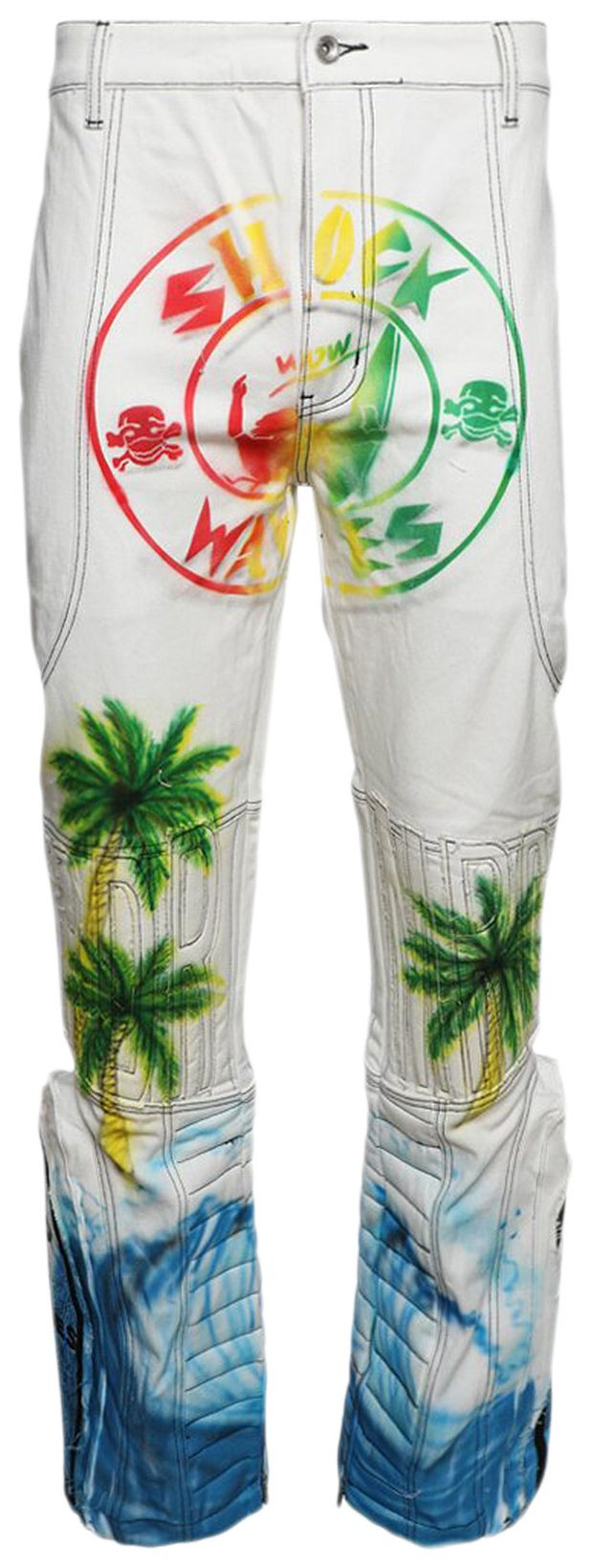 Who Decides War Bridgetown MRDR Moto Denim 'Sky/Multicolor' | GOAT