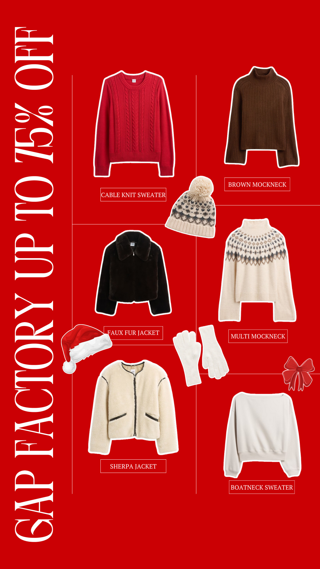 Gap Factory up to 70% off & no code needed!!

gap, gap factory, gap sale, sale finds, sale alert, cyber monday extended, mockneck sweaters, boatneck sweaters, winter clothing, winter fashion, size 12, size 14, midsize, Olivia Freda Curves 

 #LTKHoliday #LTKSeasonal #LTKSaleAlert