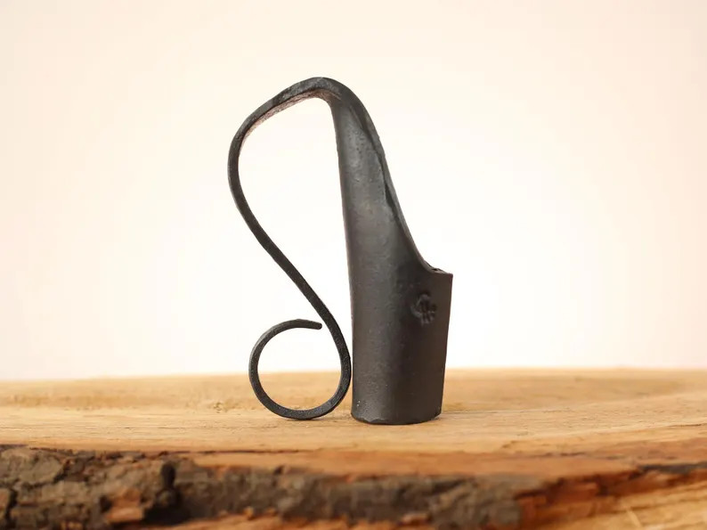 Elegant Dinner Candle Holder With Curved Handle. - Etsy | Etsy (US)