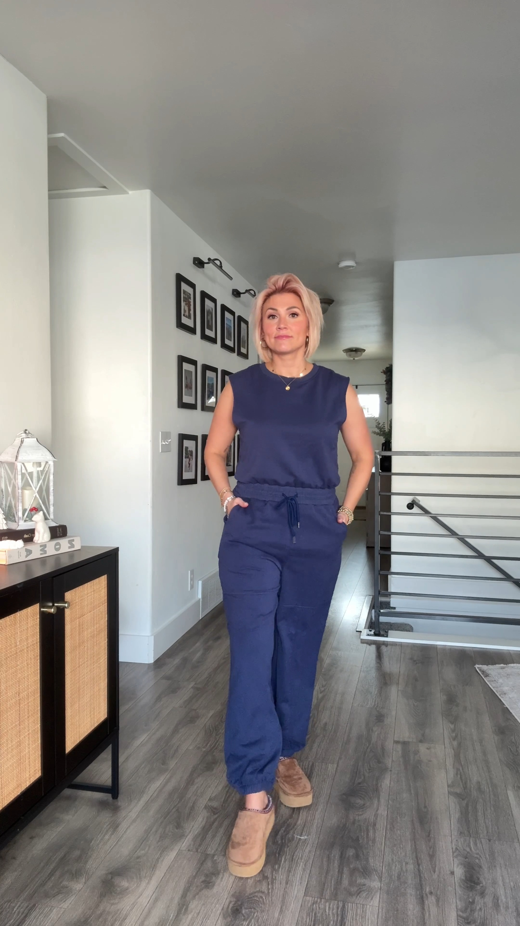 This jumpsuit from Amazon makes getting dressed beyond simple and it's comfy to boot. I am just shy of 5'4", about 135-140lbs & pear shaped. Wearing the medium 

 #LTKFindsUnder50 #LTKStyleTip