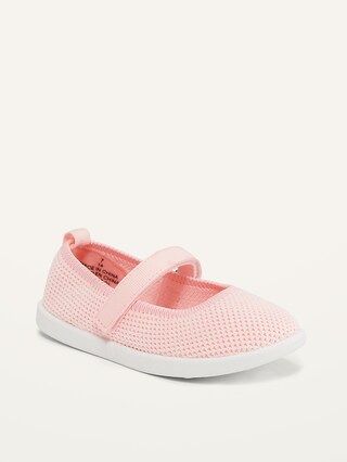 Textured-Knit Mary-Jane Flats for Toddler Girls | Old Navy (US)