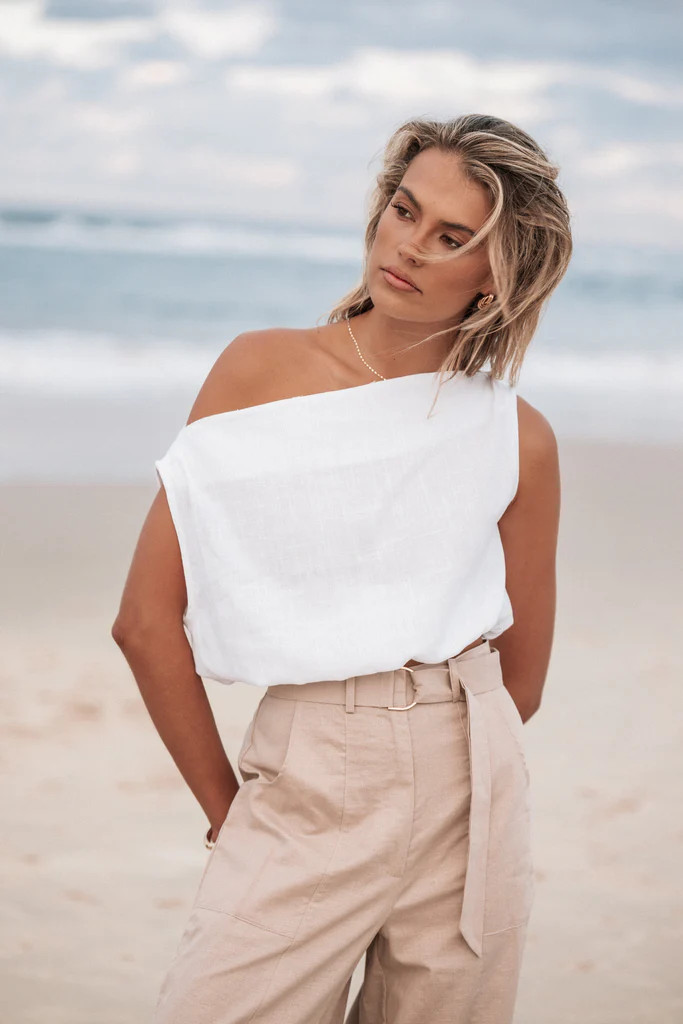 Zara Top - White | Petal & Pup (US)