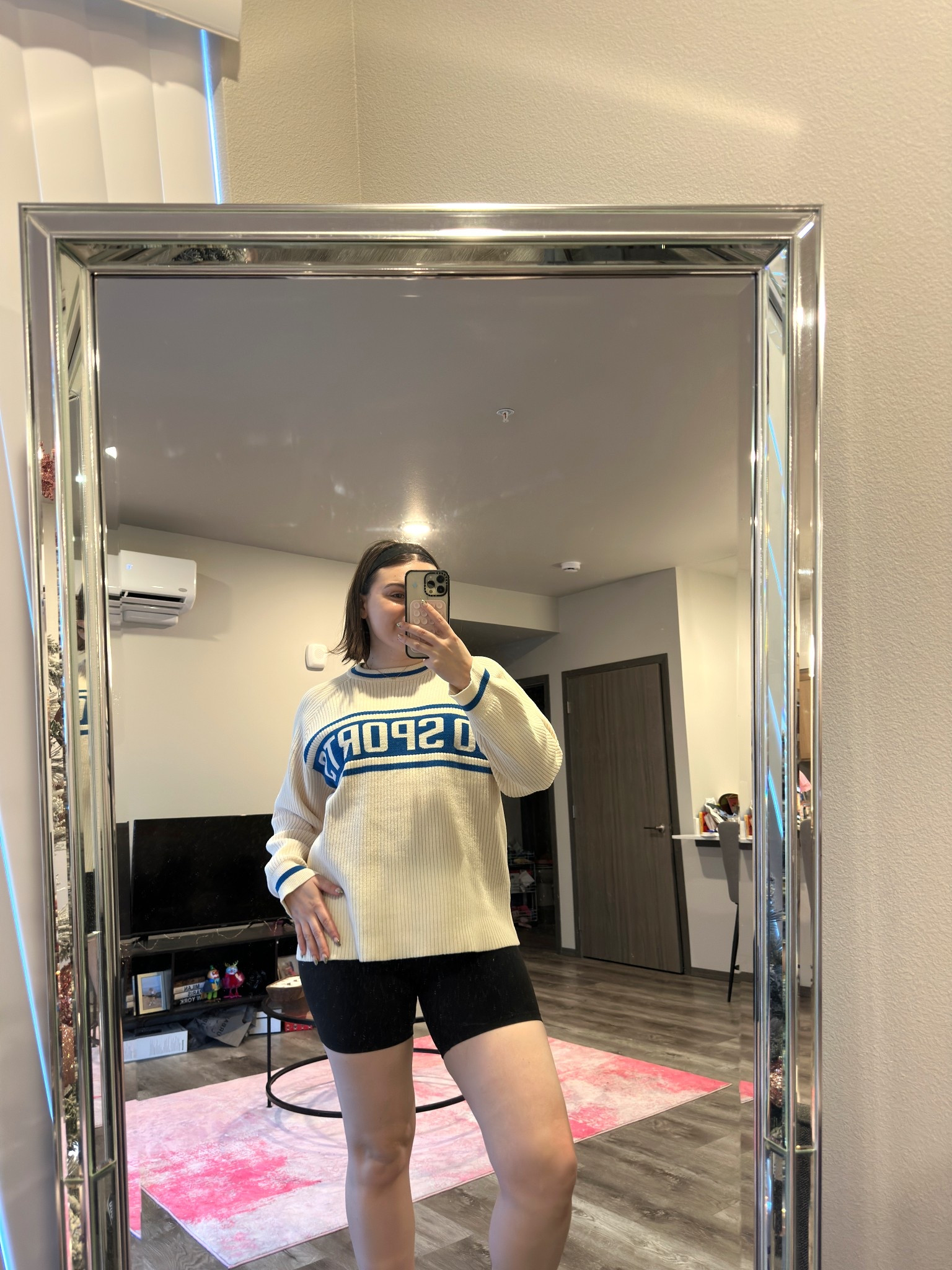 Cozy work from home fit! Loving this soft sweater this winter 🥰

I’m wearing a L sweater and size 8 shorts

#LTKMidsize #LTKFindsUnder100 #LTKootd