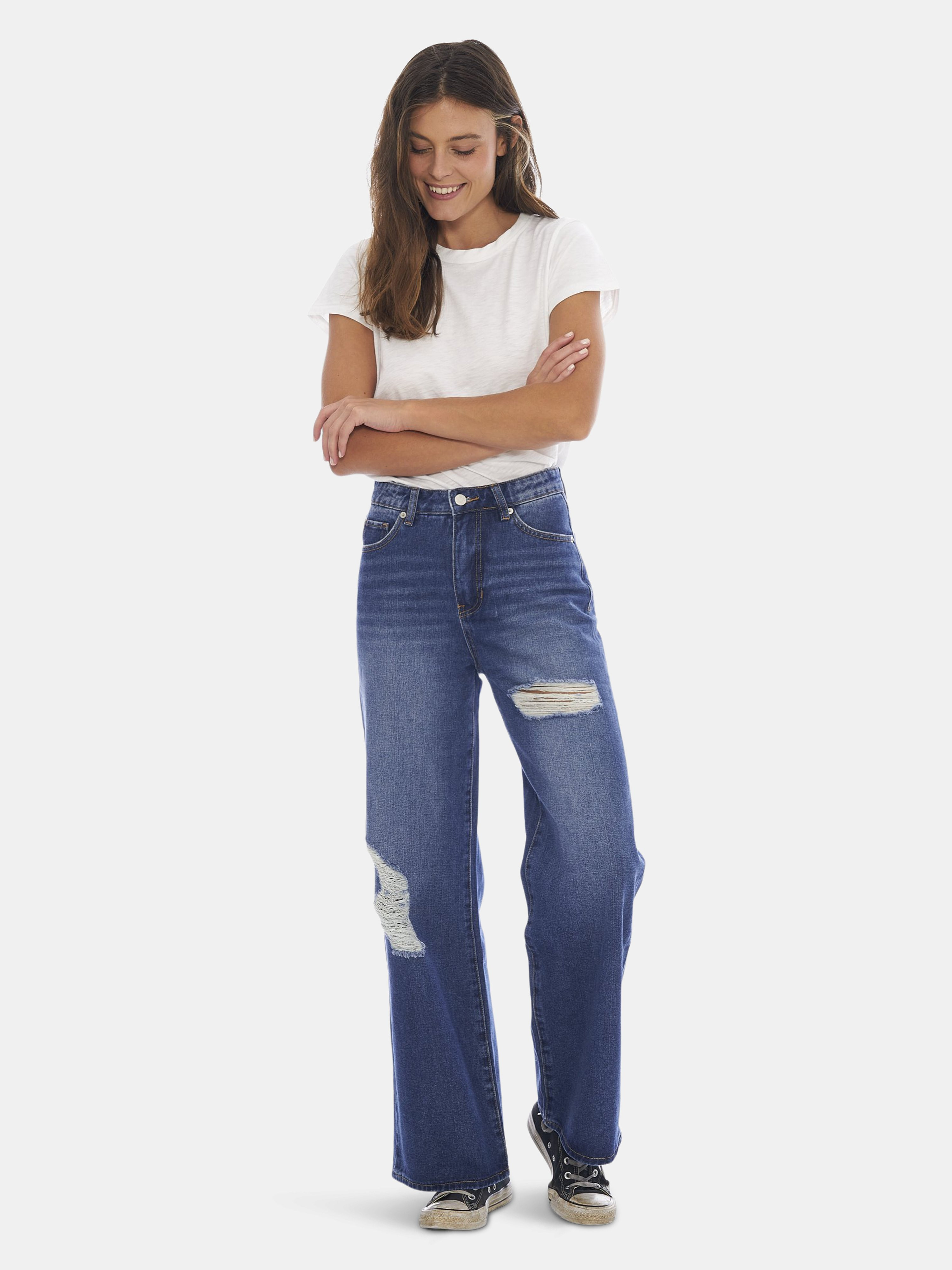 Madison Wide Leg Denim - 28 - Also in: 25, 27, 24, 29, 26 | Verishop