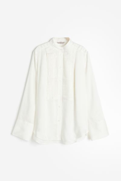 Tuxedo Shirt - White - Ladies | H&M US | H&M (US + CA)