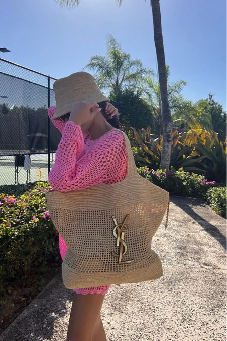 One of my favorite designer bags I’ve EVER bought. they said it’s a limited style they won’t restock. Makes the cutest beach bag for beach vacations!

Designer beach bag, vacation bag, resort wear, designer vacation bag, ysl, saint laurent bag, rafia bag, rafia beach handbag, designer handbag

#LTKitbag #LTKtravel #LTKSeasonal