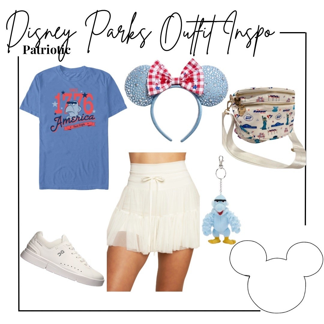 Disney parks outfit inspo - patriotic outfit muppets version, sam eagle outfit, Memorial Day outfit, 250th anniversary outfit, Fourth of July outfit - Disney store finds, Sam eagle bag charm, Disney america belt bag from Etsy, Popflex pirouette skort in ivory 

ootd, Outfit inspo, Disney muppets finds, Disney parks Outfit, Disney bound,  under $50 outfit, affordable outfit, casual outfit, Disney seasonal , Etsy finds, Disney outfit, Mickey ears, minimal Disney style, #ltkdisney, Disney ears, Disney aesthetic, theme park outfit, Disney parks outfit ideas, comfy Disney outfit, small business finds,

#LTKootd #LTKSeasonal #LTKTravel