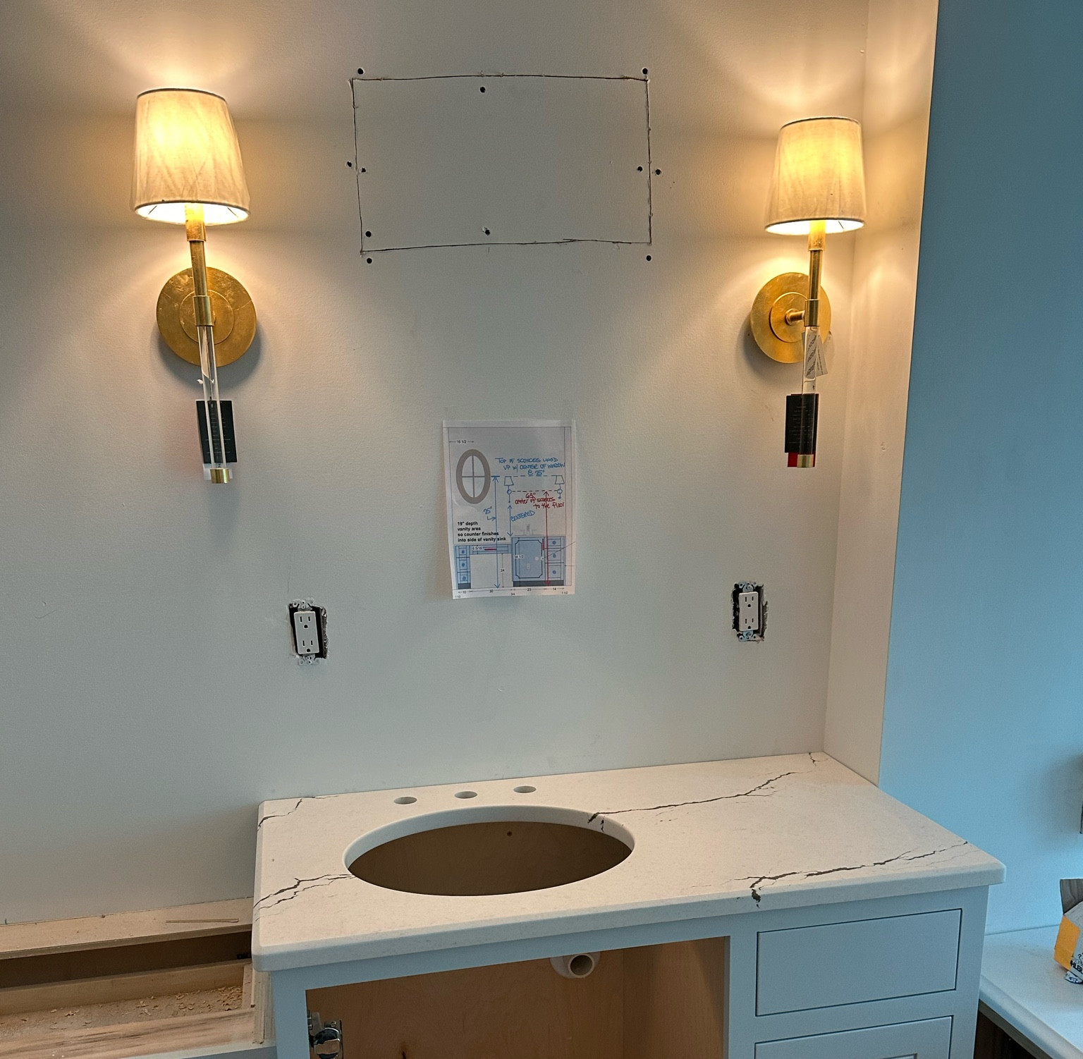 Homebuilt gold and loose site wall sconces southern living by Regina Andrews wall, sconces shade wall, sconces, master bathroom, primary bathroom, home decor, lighting, light fixtures

#LTKHome