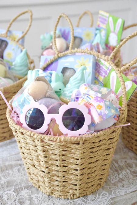 My daughters first Easter! I decided to put together a basket for her and her cousins! I included matching bathing suits for the summer and some other Easter goodies! I absolutely love all the pastel colors and can’t wait for the girls to see their baskets 🧺 What do you think? 🐣 

#LTKkids #LTKfamily #LTKunder50
