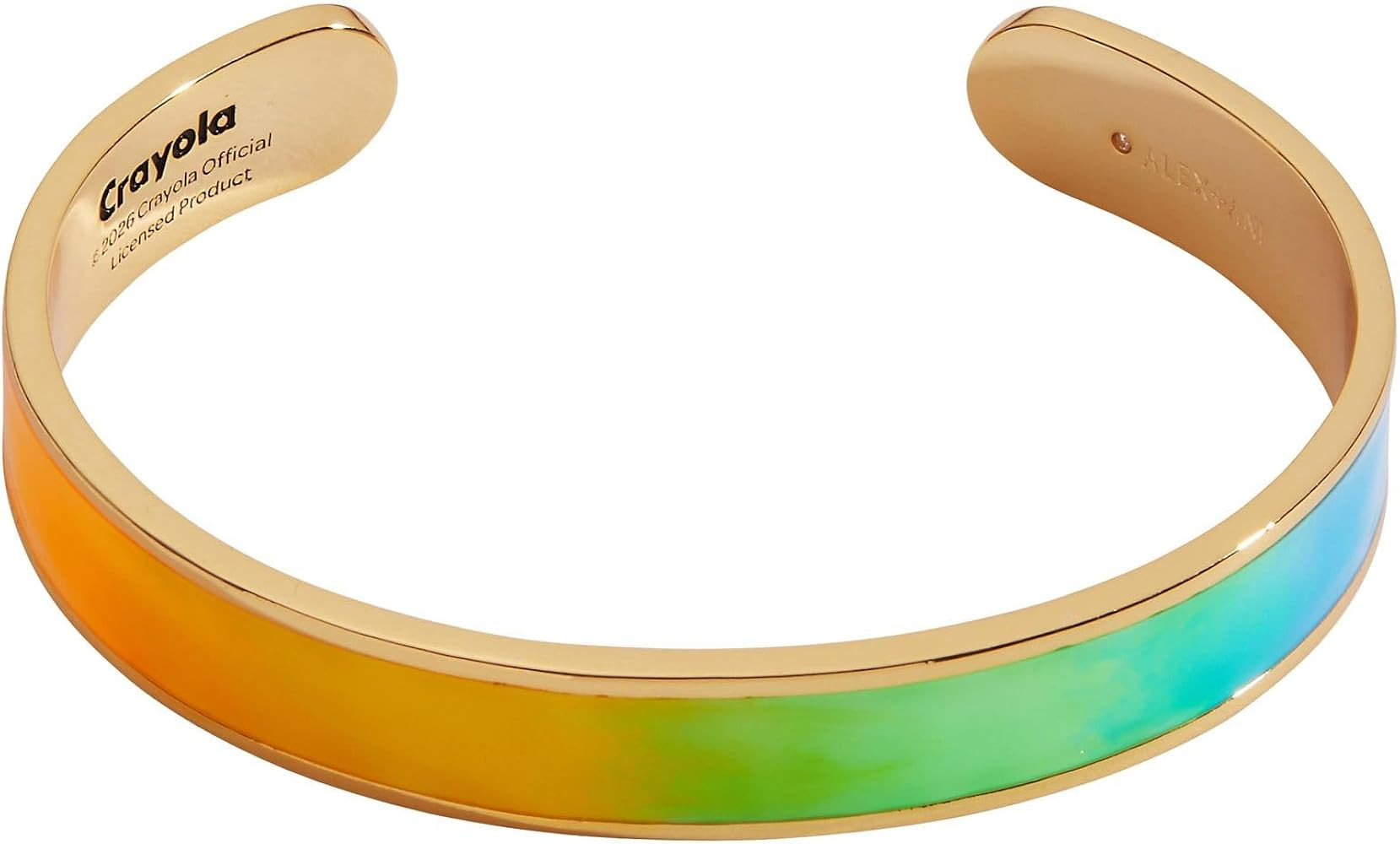 Alex and Ani Crayola Fan Favorites Rainbow Resin Cuff | Amazon (US)